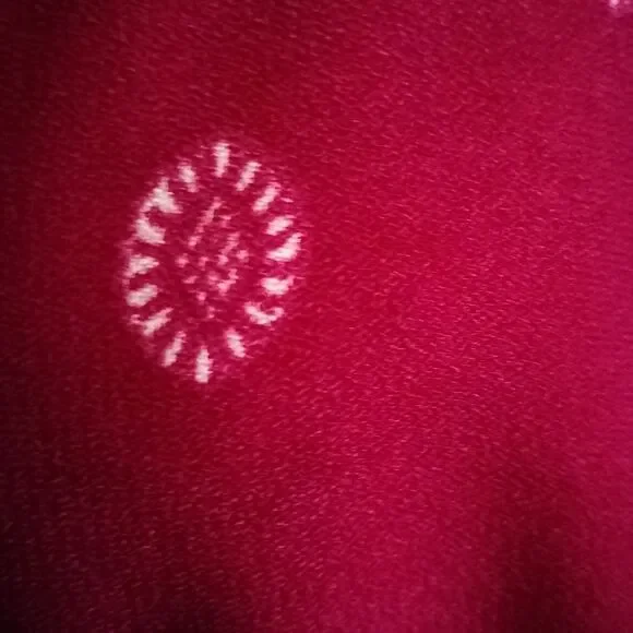 Xhilaration Magenta Long Sleeved Tunic Dress w/Tie Neck Elastic Waist… - Picture 5 of 6